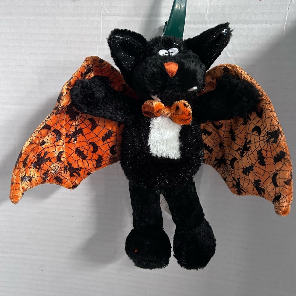 Vintage SEARS Cedric the bat with Orange Wings 8" Tall